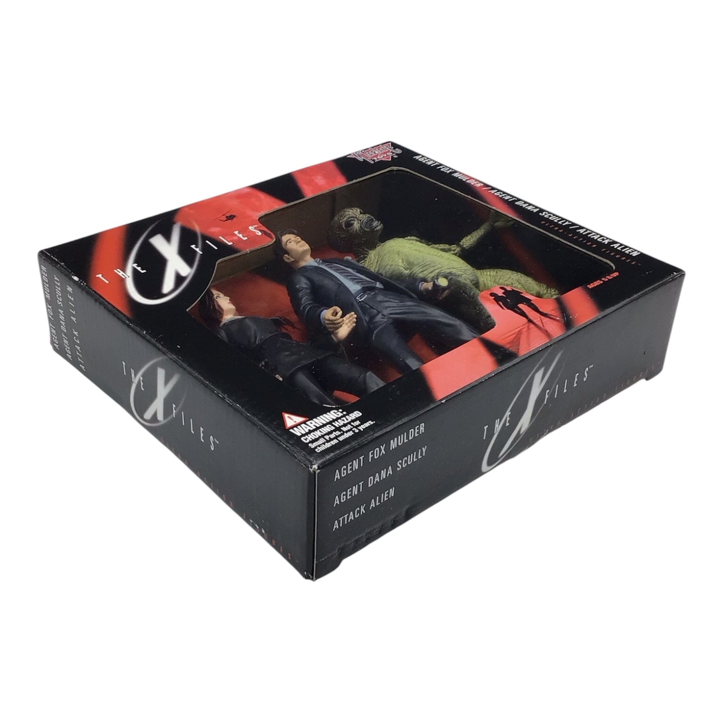X-Files 3 Figure Set Mulder, Scully, & Attack Alien - McFarlane Toys 1998