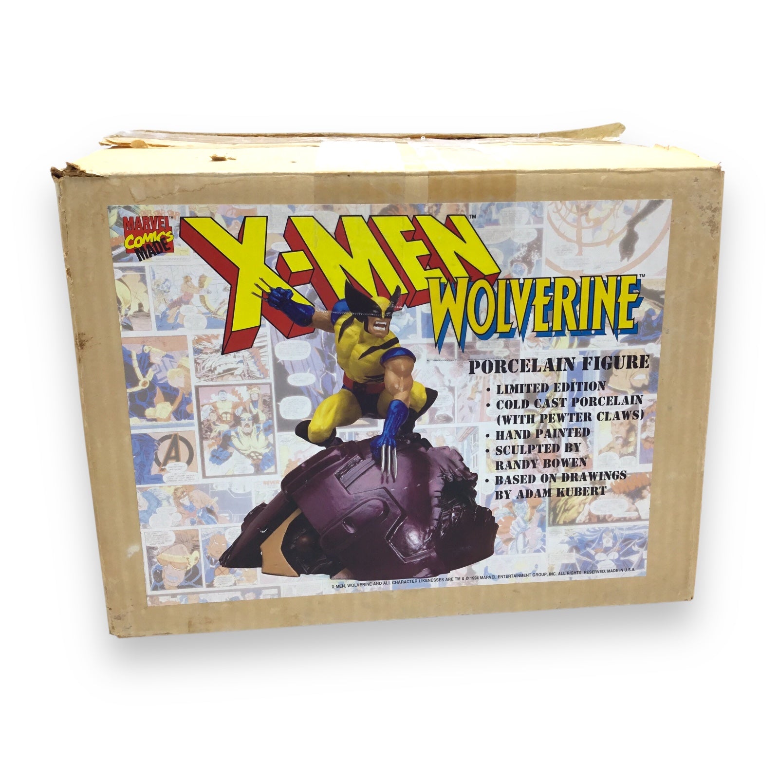 X-Men Wolverine Porcelain Figure Sentinel Series Creative License 1994