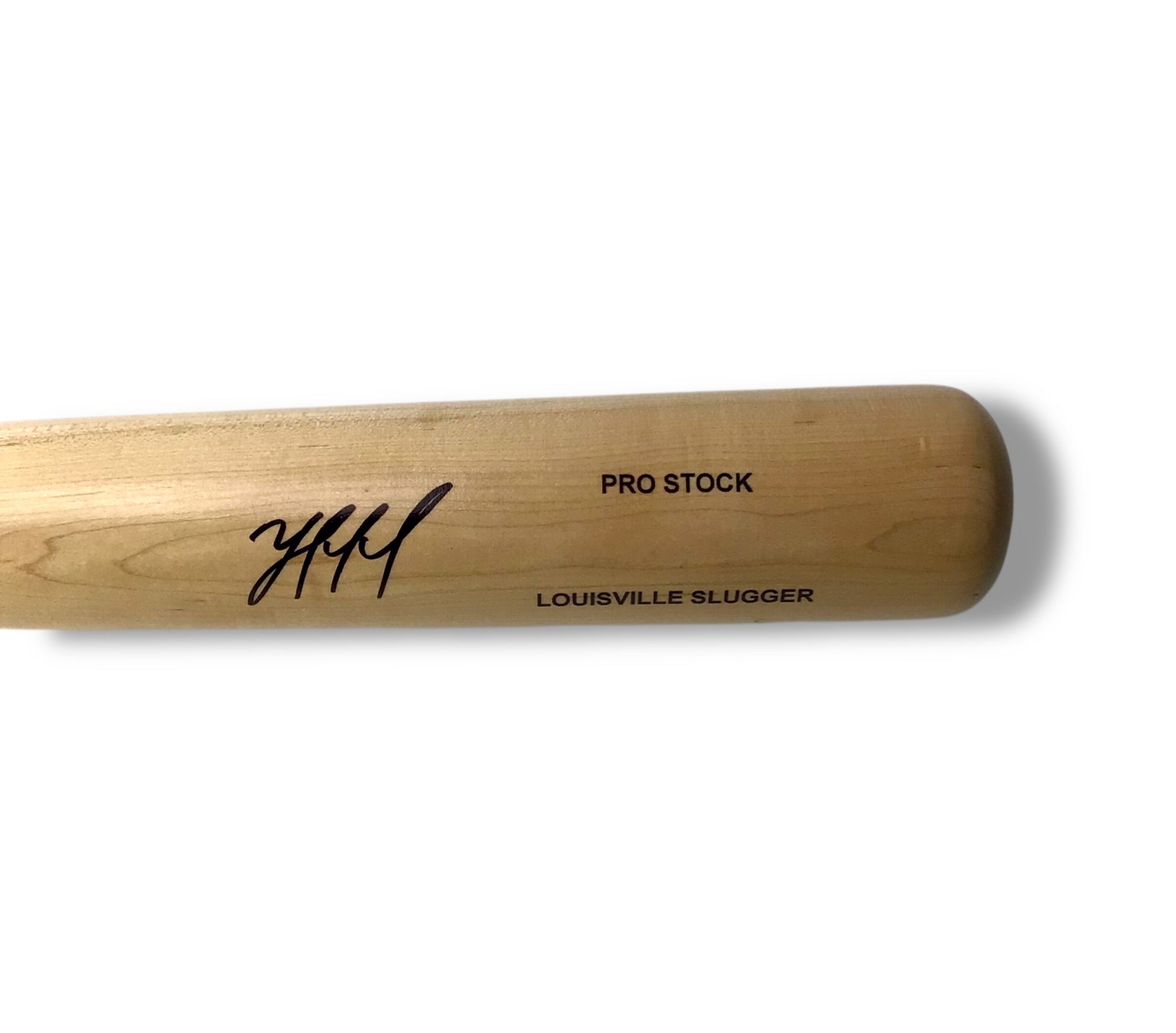 Yordan Alvarez Signed Auto Louisville Slugger Pro Stock Blonde Bat w/ Beckett Cert.