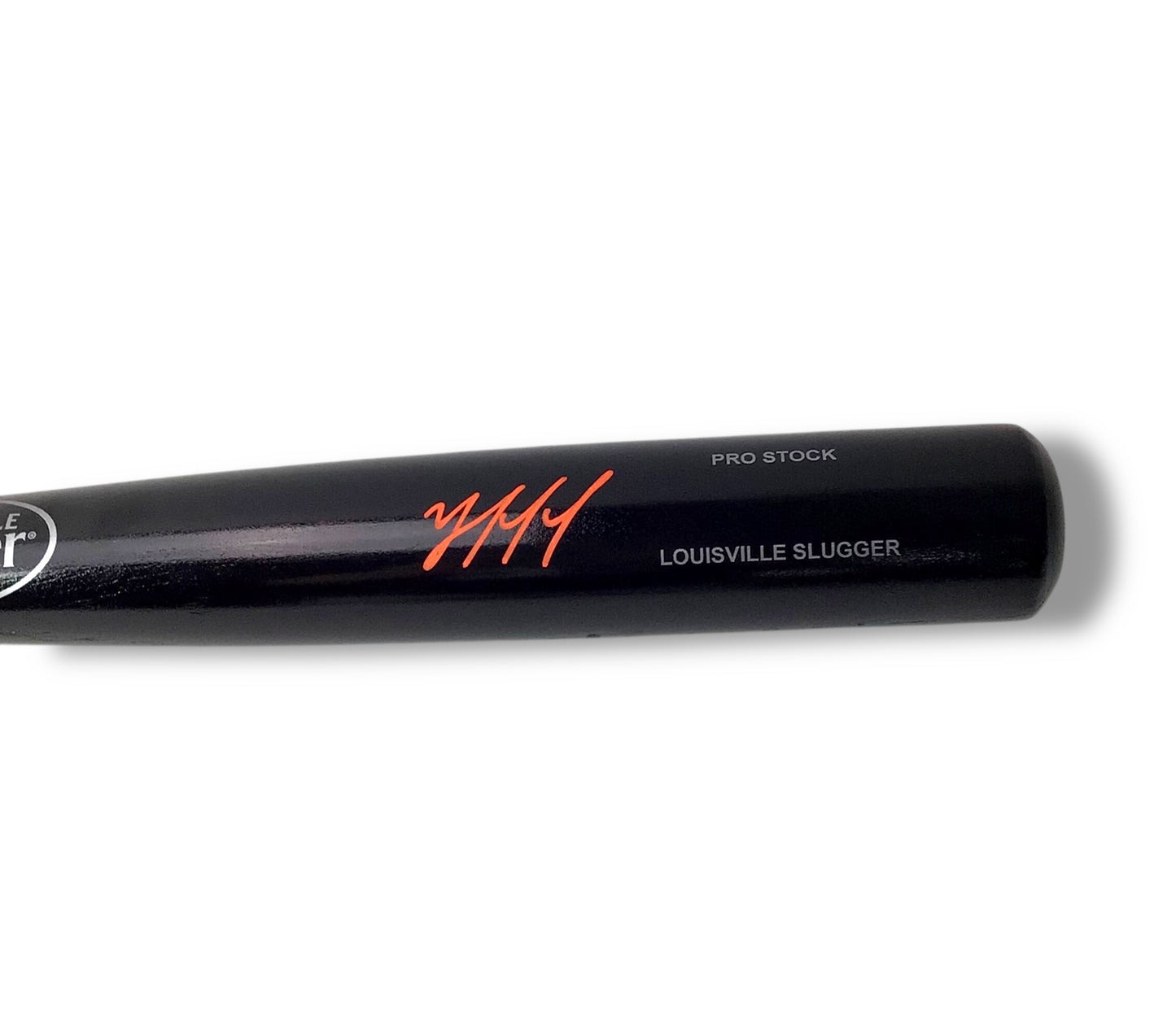 Yordan Alvarez Signed Orange Auto Louisville Slugger Pro Stock Black Bat w/ Beckett Cert.
