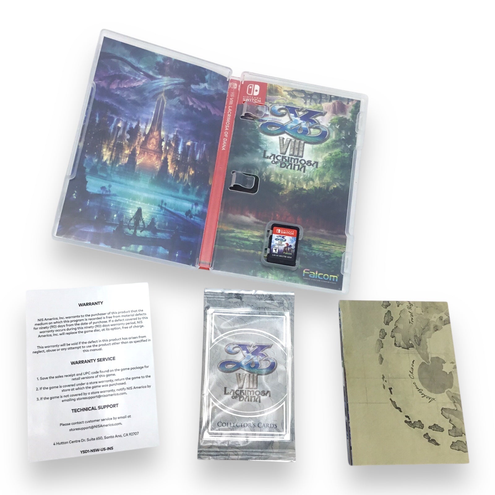 Ys VIII: Lacrimosa of Dana – Nintendo Switch RPG Game Cartridge Complete in Box