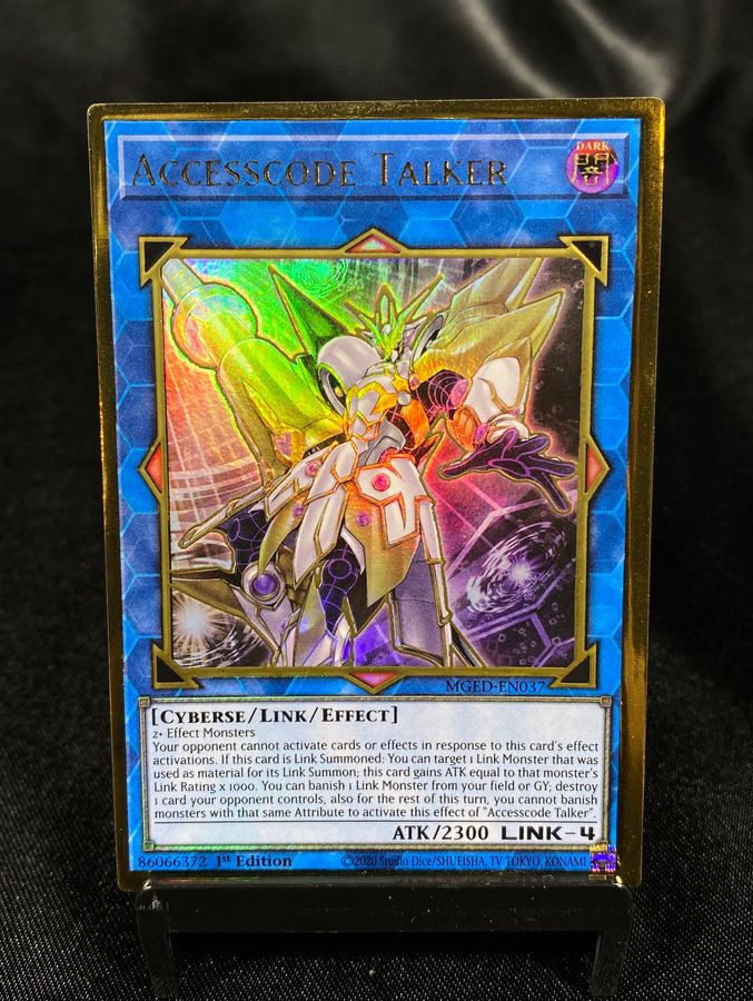 Yugioh - Accesscode Talker - MGED-EN037 - Premium Gold Rare Collectors Crossroads Yugioh - Accesscode Talker - MGED-EN037 - Premium Gold Rare Collectors Crossroads