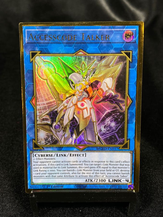Yugioh - Accesscode Talker - MGED-EN037 - Premium Gold Rare