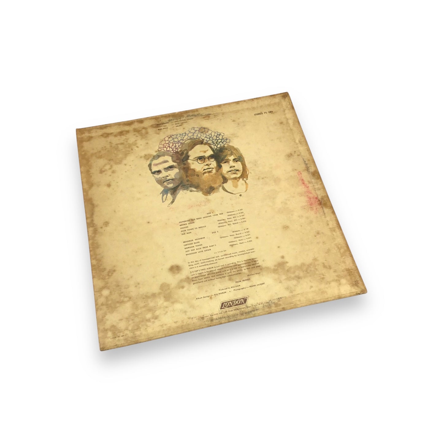 ZZ Top - ZZ Top's First Album| Southern Rock Vinyl LP