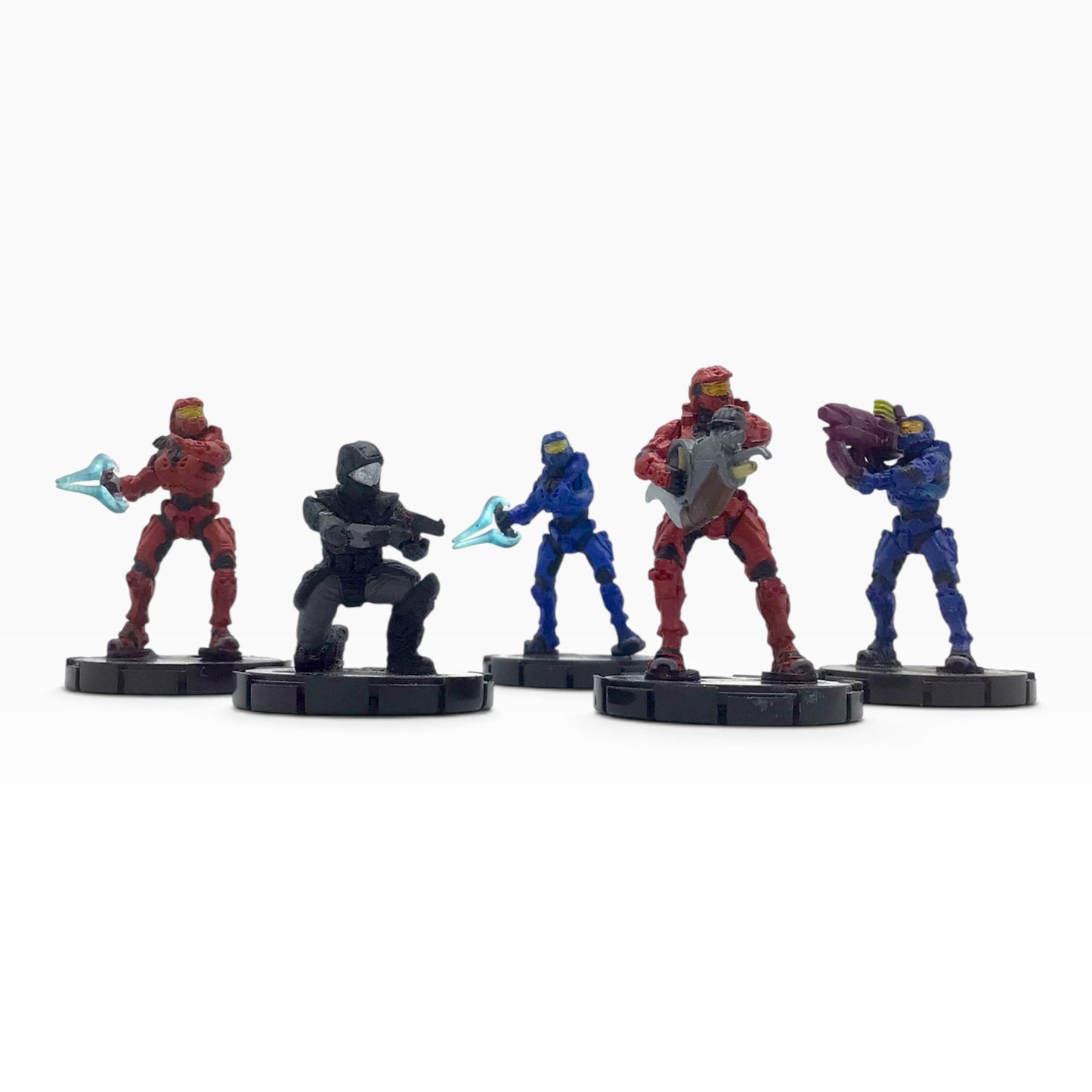 WizKids Halo ActionClix Lot of 5 Assorted Figures – 2007 Collectible Miniatures