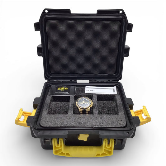 Invicta Grand Diver Men's Watch - 47mm. Gold. Black (15402) - Includes Batman Case