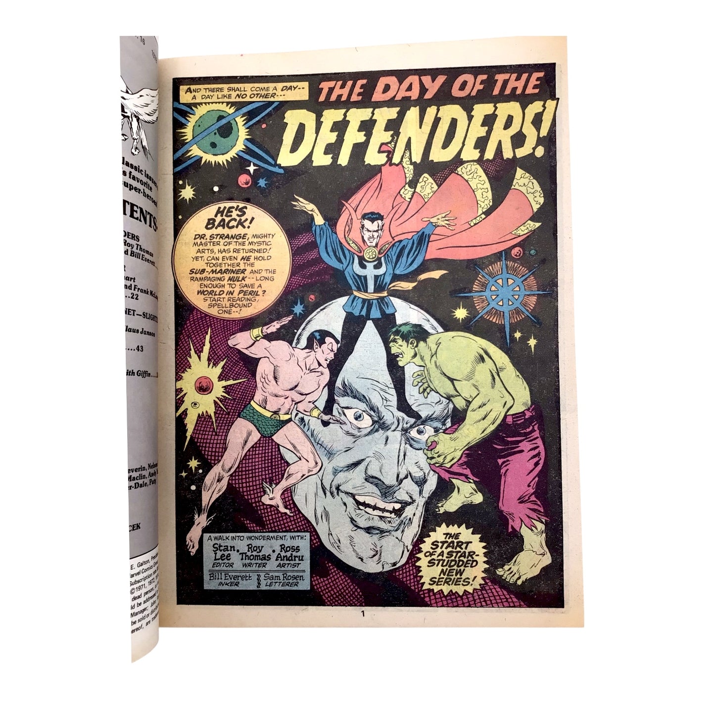 The Defenders – Marvel Treasury Edition #16 (1978) – World's Wildest Super-Group - NM