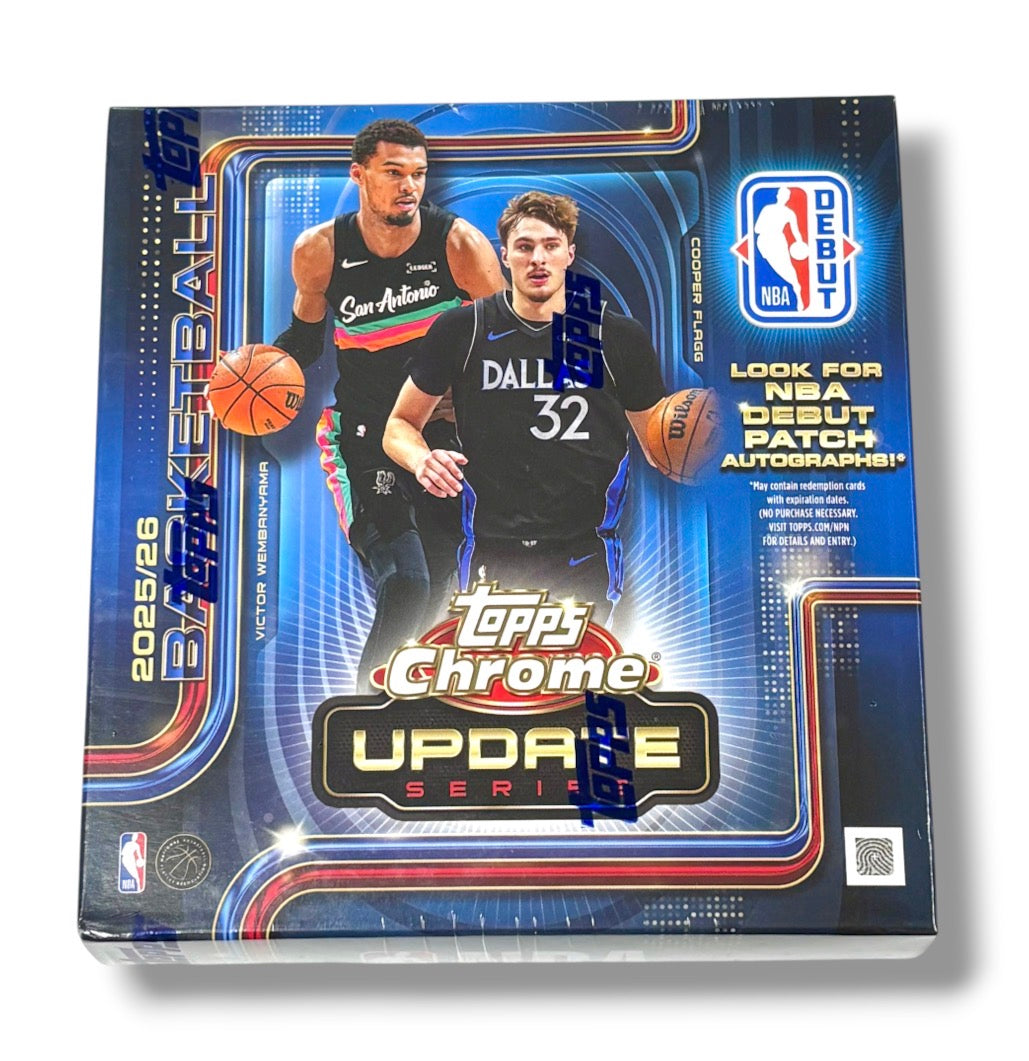 2025-26 Topps Chrome Update NBA Basketball Mega Box