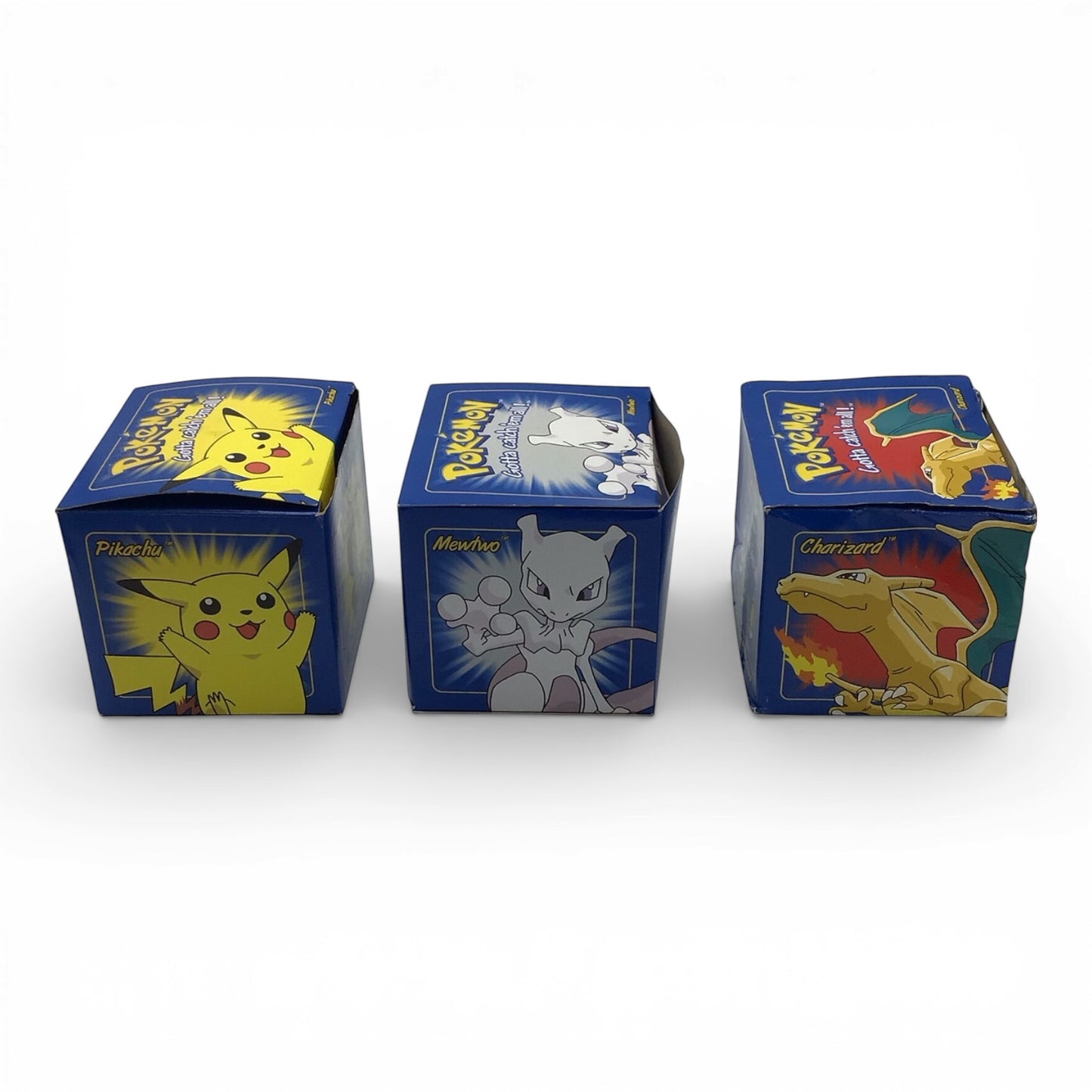 1999 Pokemon Burger King Limited Edition Gold Plated Card Set with Original BK Bags