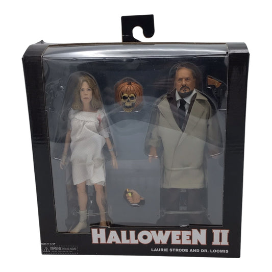 Halloween 2 Laurie Strode & Dr. Loomis Action Figure Set - NECA