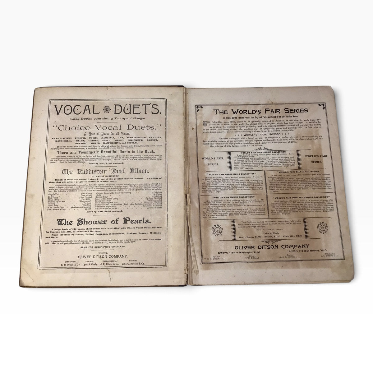 Harvest of Flowers Blumenlese Violin & Piano – Vintage Music Sheet Book