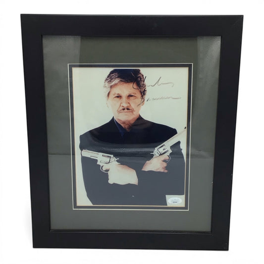 Framed Charles Bronson Signed 8x10 Photo - Authenticate