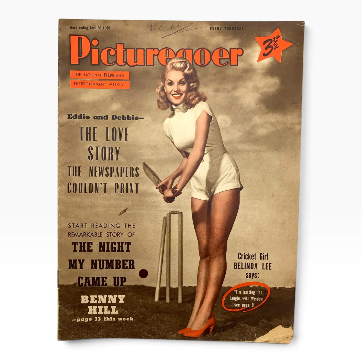 Vintage 1955 Picturegoer Film and Entertainment British Film Magazine Set - 14 Issues