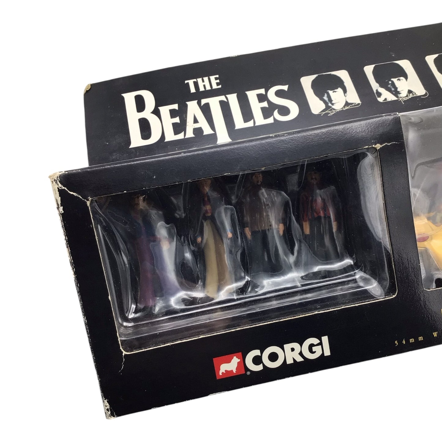 The Beatles Yellow Submarine w/ 54mm White Metal Beatles Figures - Corgi