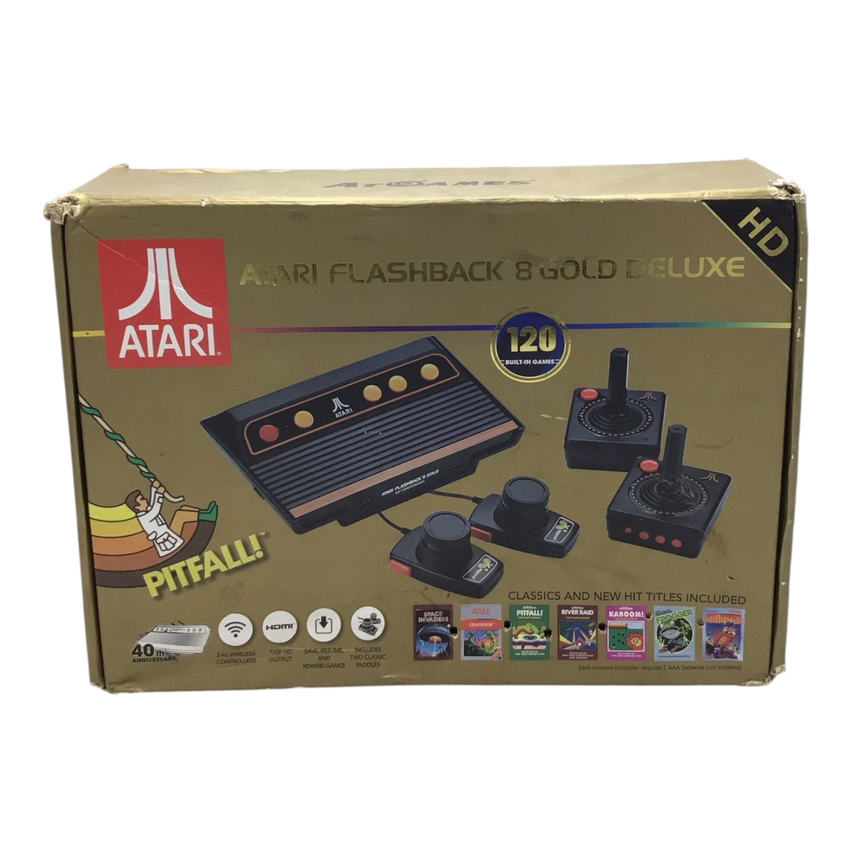 Atari Flashback 8 Gold Deluxe Console - 120 Built-In Games