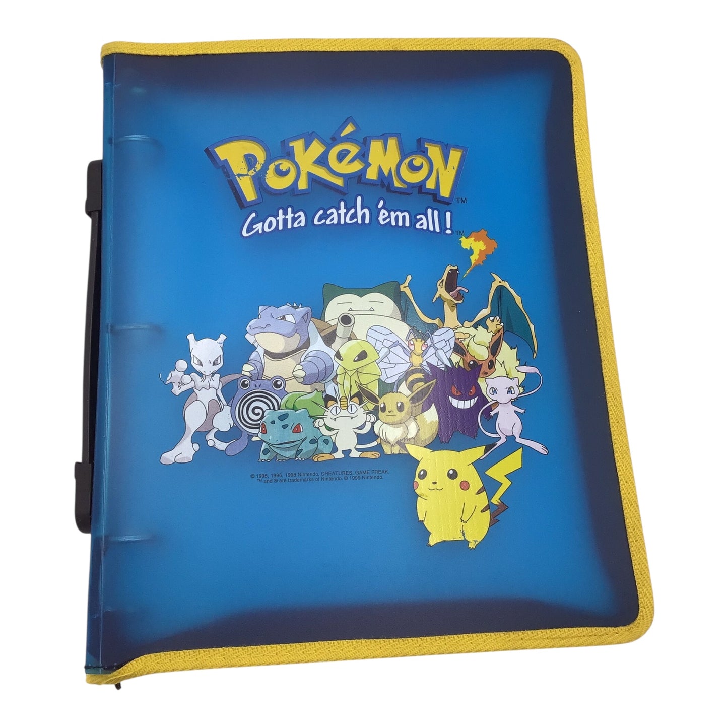 Nintendo Pokémon Blue Translucent Three-Ring Binder – Vintage School Supply Collectible