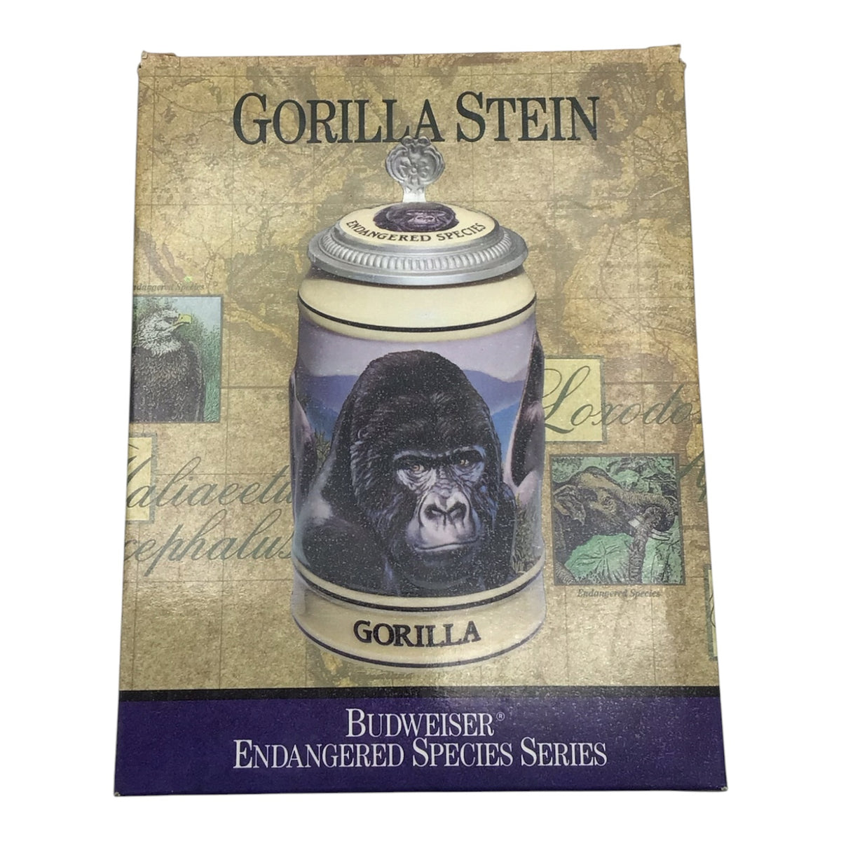 Budweiser Gorilla Stein - Endangered Species Series