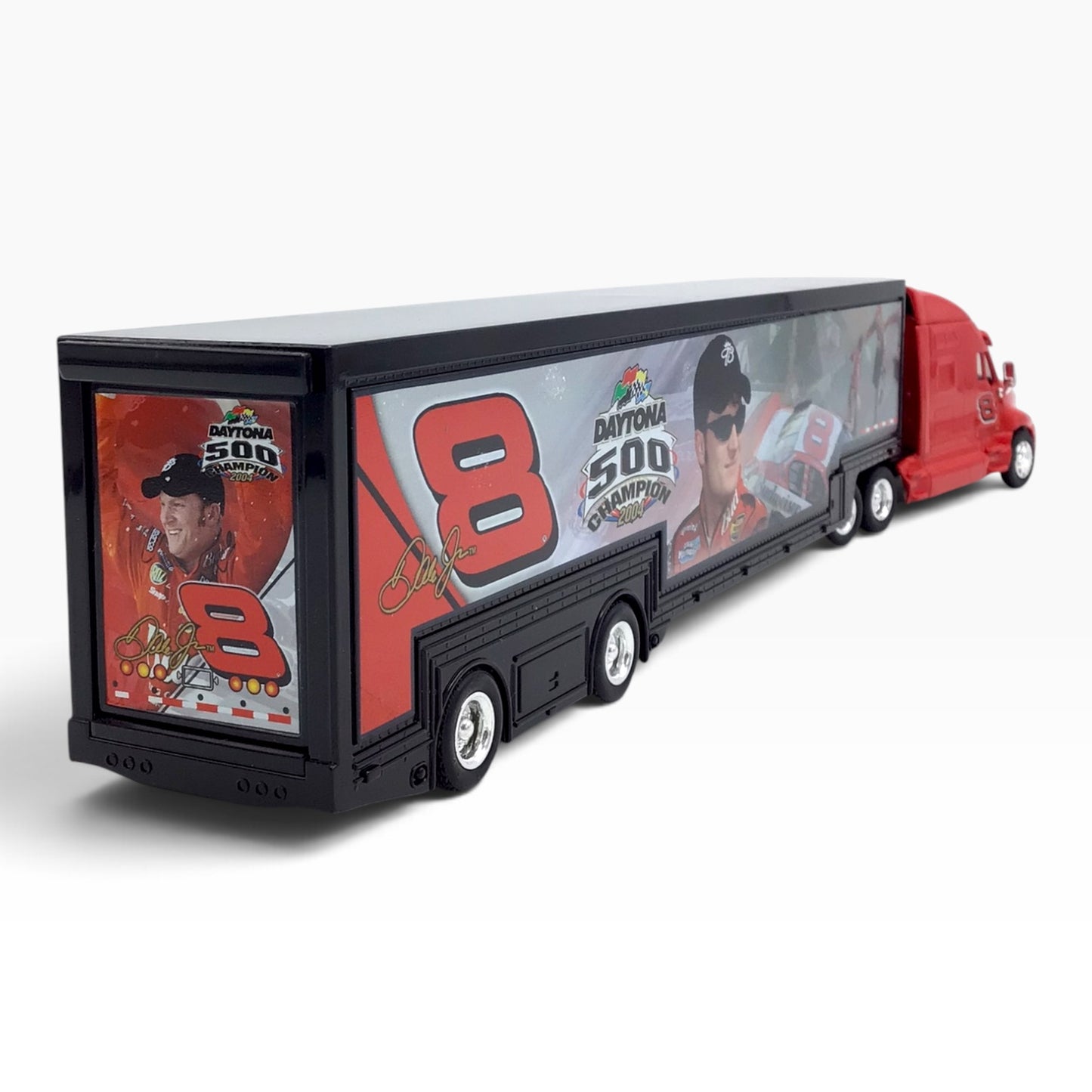 Dale Earnhardt Jr. #8 Budweiser 2004 Daytona 500 Win Hauler – Scale Model Truck & Trailer - Limited Edition