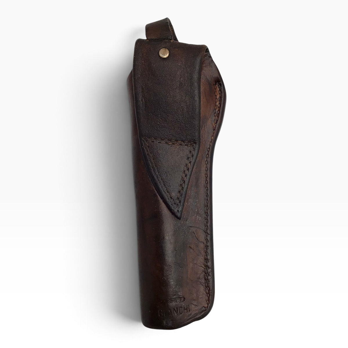 Vintage Bianchi 22 S.A. #1 Brown Leather Belt Gun Holster