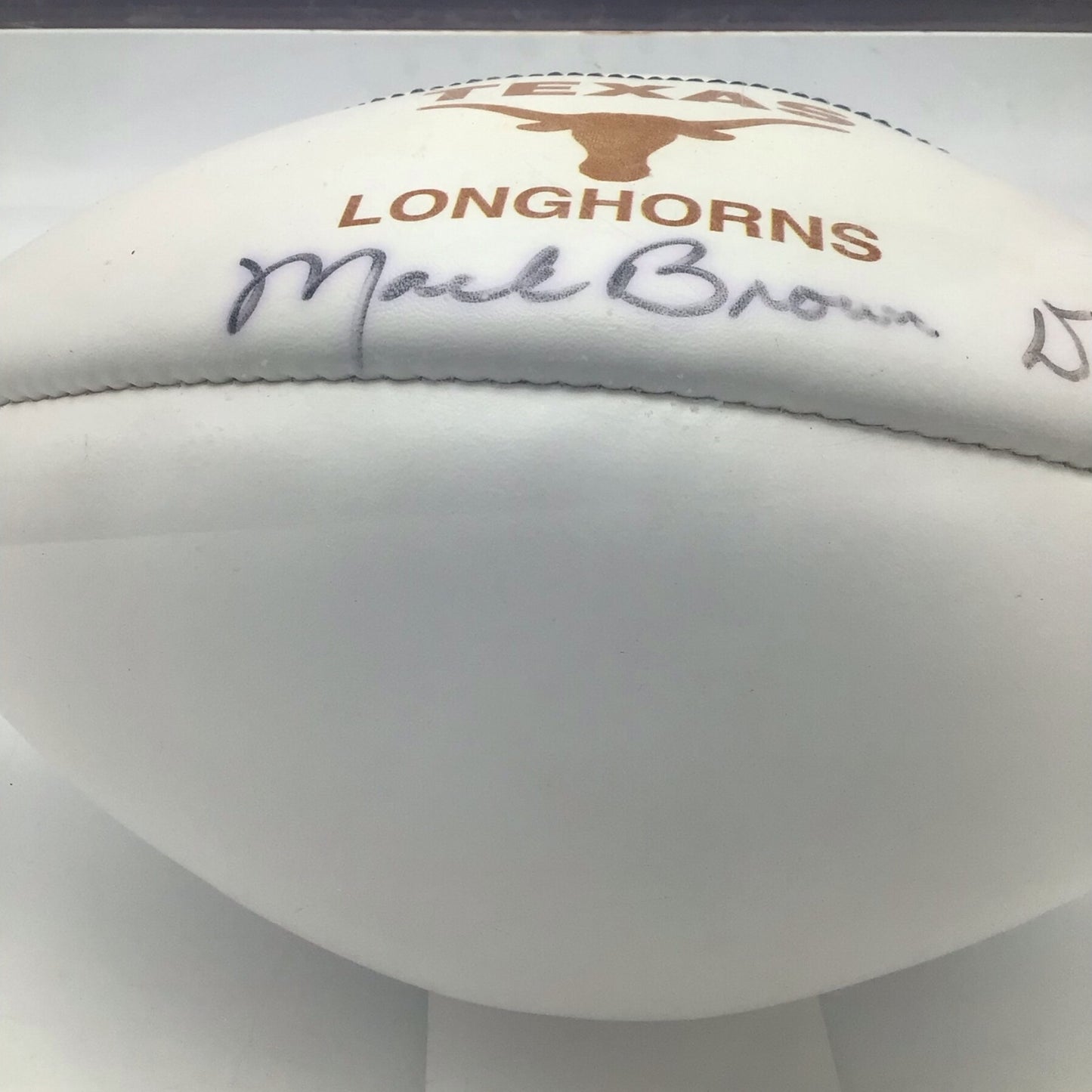 Texas Longhorns Signed Football - Darrell Royal, Mack Brown