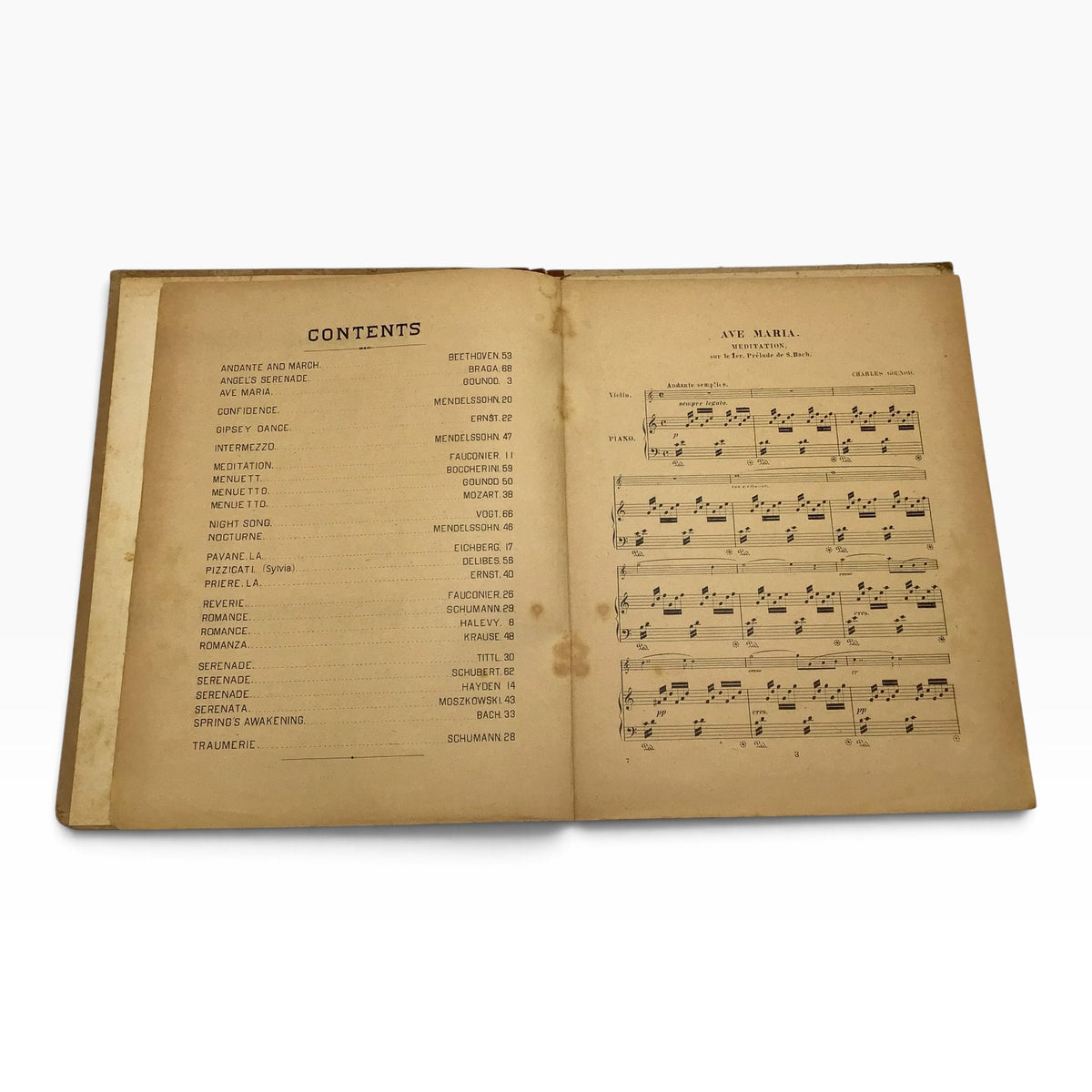 Antique Classic Duos for Violin and Piano Vol. 1 – Harms & Co. 1887 – Romantic Classical Music