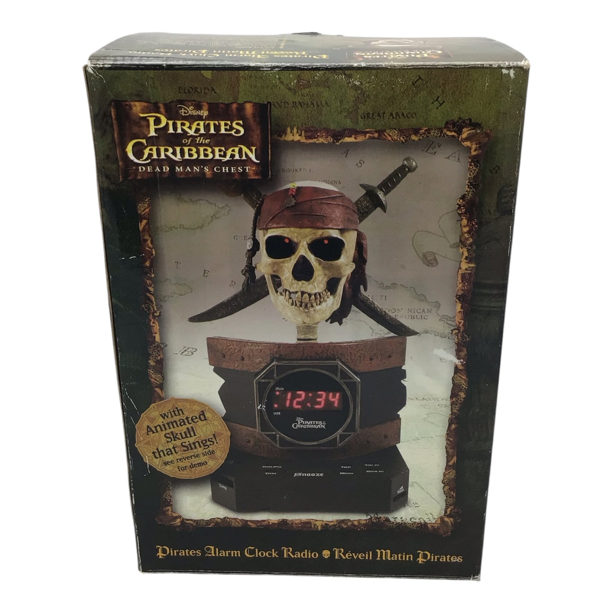 Pirates of the Caribbean Dead Man's Chest Alarm Clock Radio