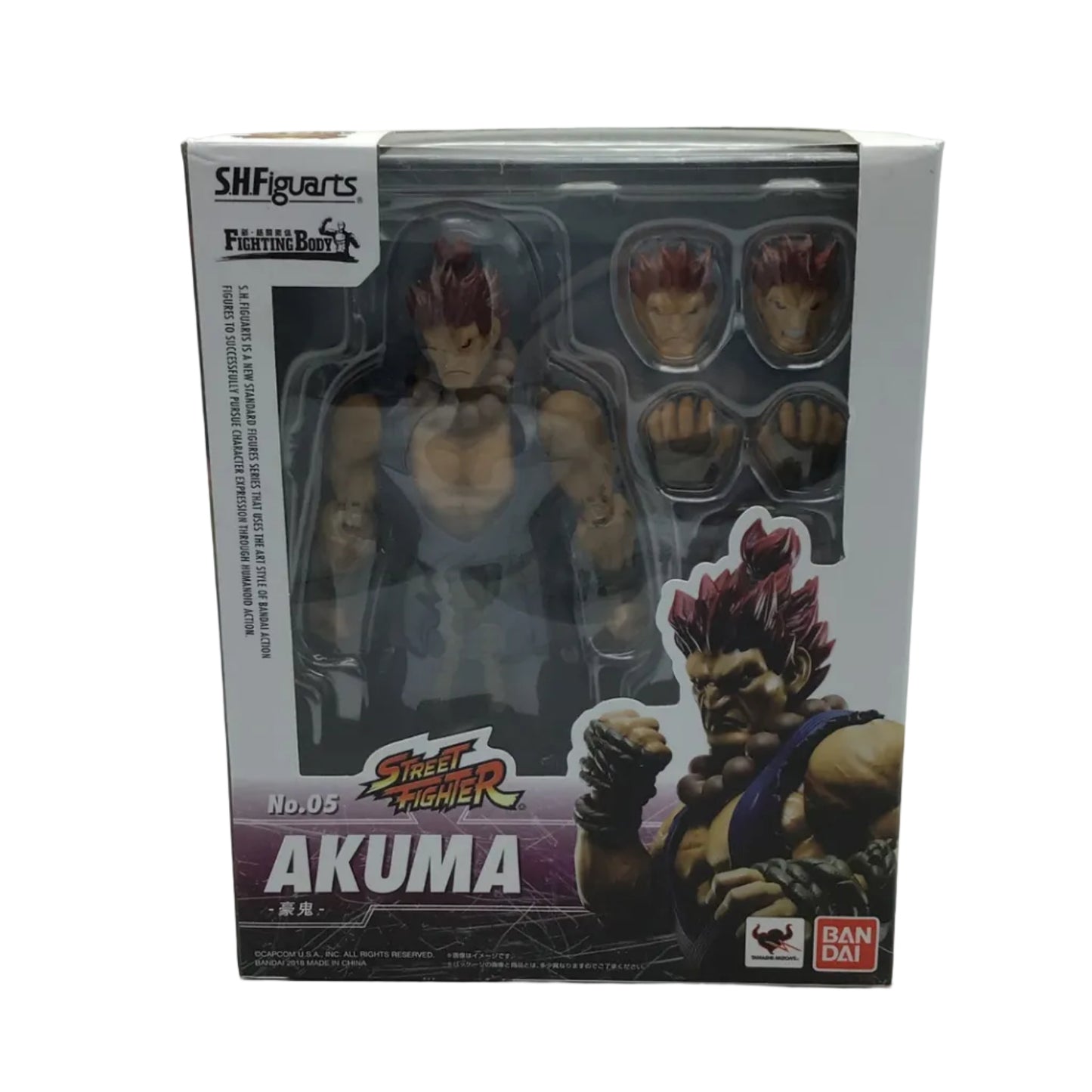 S.H.Figuarts Street Fighter Akuma Figure No. 5 - New in Box