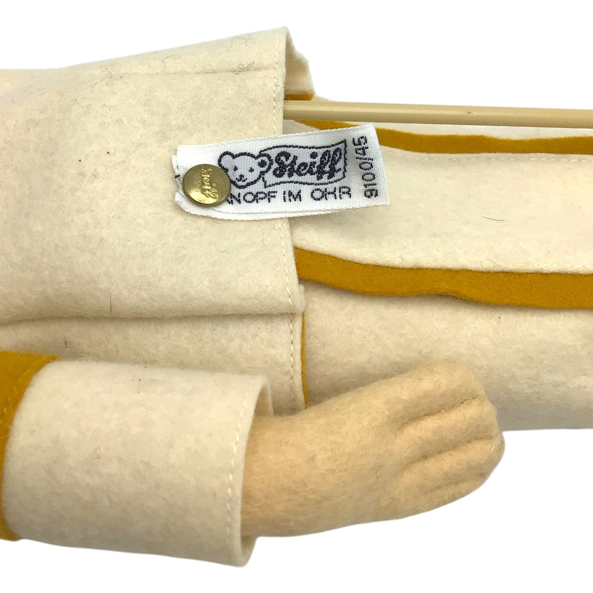 German Steiff Tennis Lady Betty Felt Doll 9100/45 - Num. 86/87