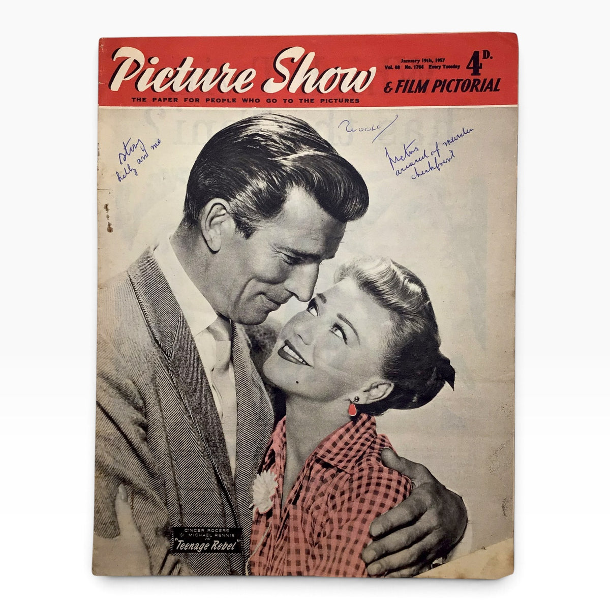 Vintage 1957 Picture Show & Film Pictorial British Film Magazine Set - 31 Issues