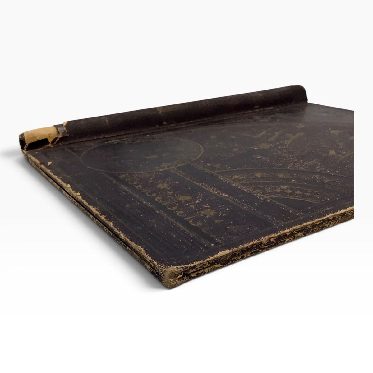 Late 1800s Antique Custom Music Binder – Gold Embossed Floral & Geometric Cover