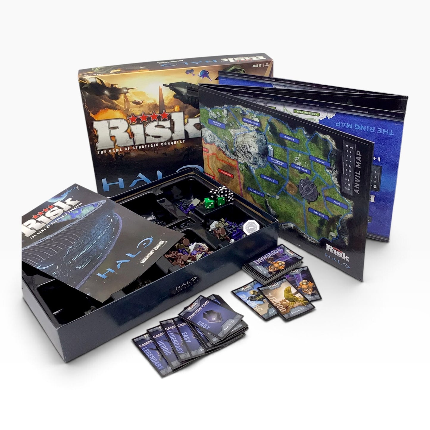Risk: Halo Legendary Edition Board Game – 2012 – Strategy Game