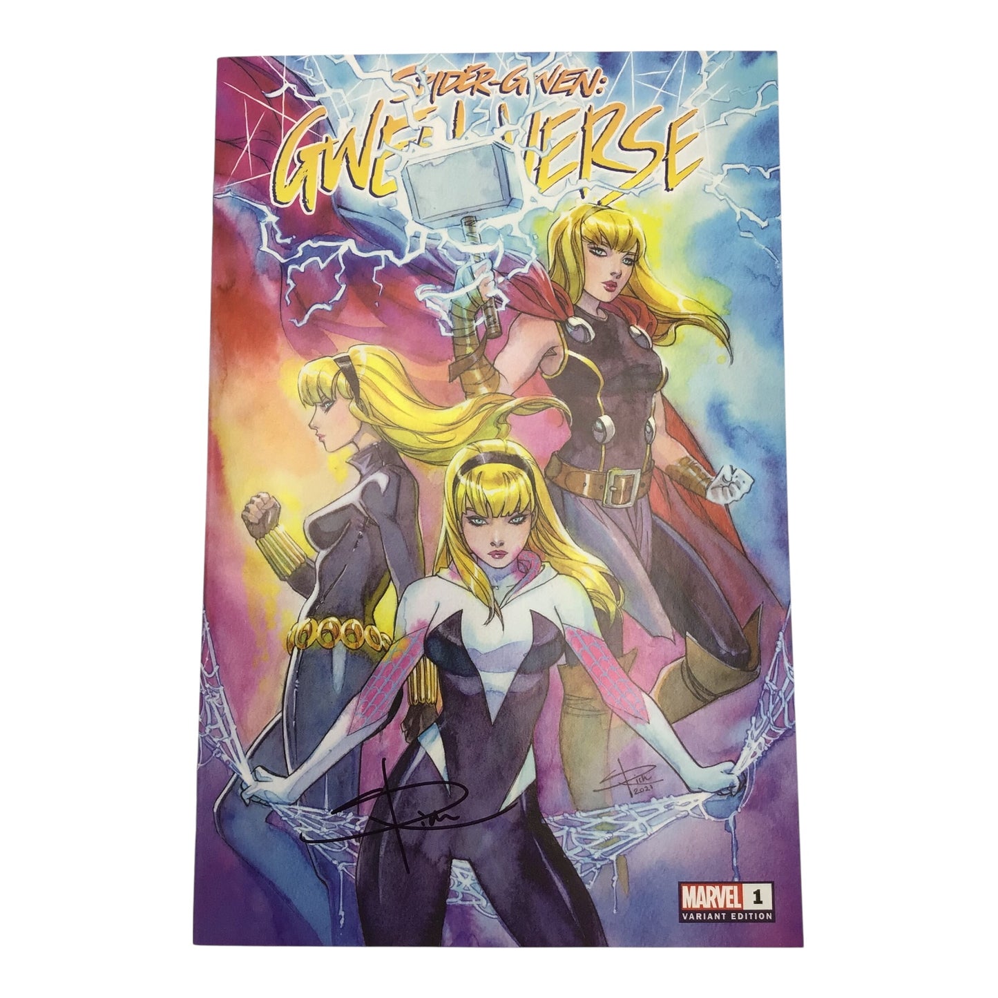Spider-Gwen: Gwen-Verse #1 Variant Edition Signed by Sabine Rich – COA