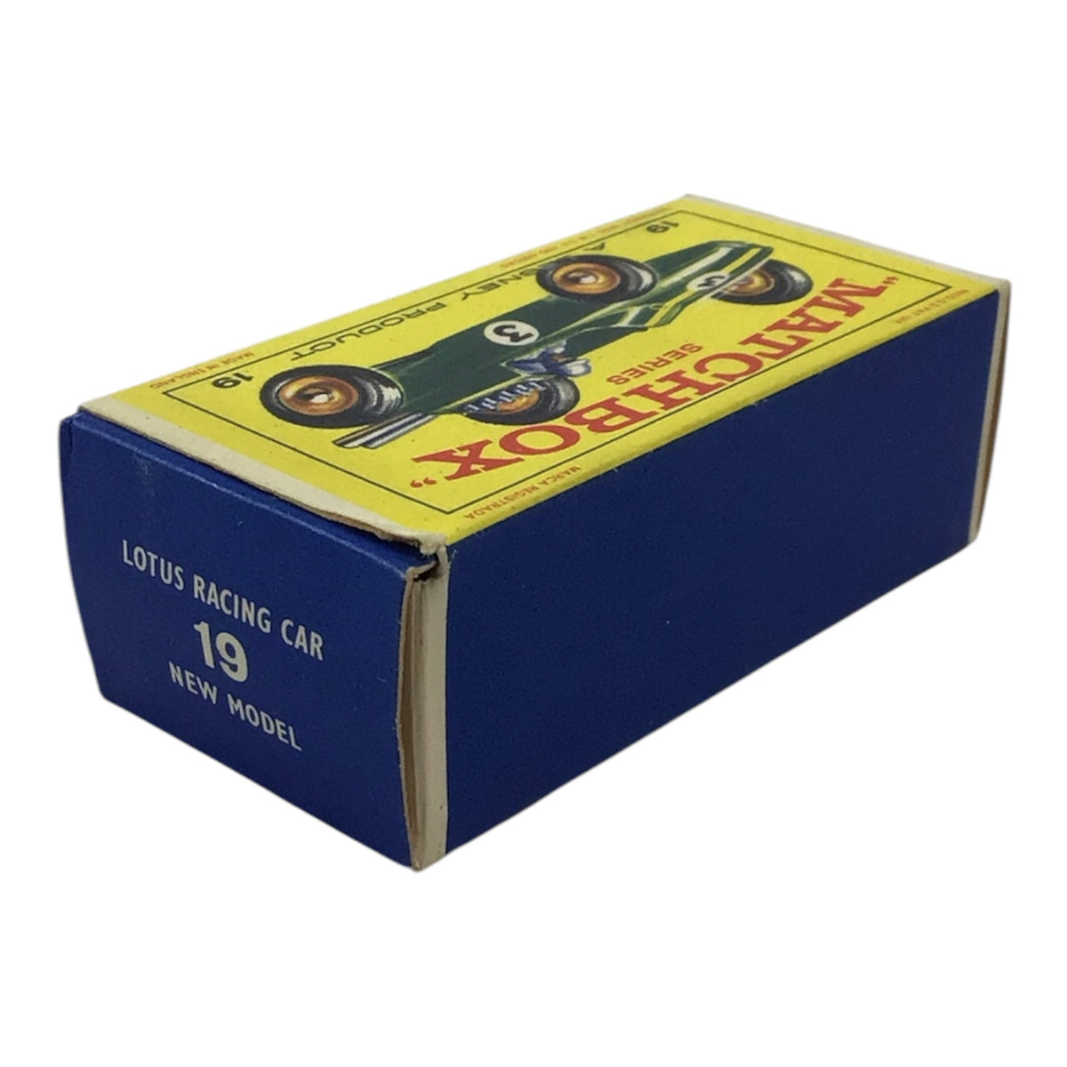 Lesney Matchbox Series #19 Lotus Racing Car w/ Original Box