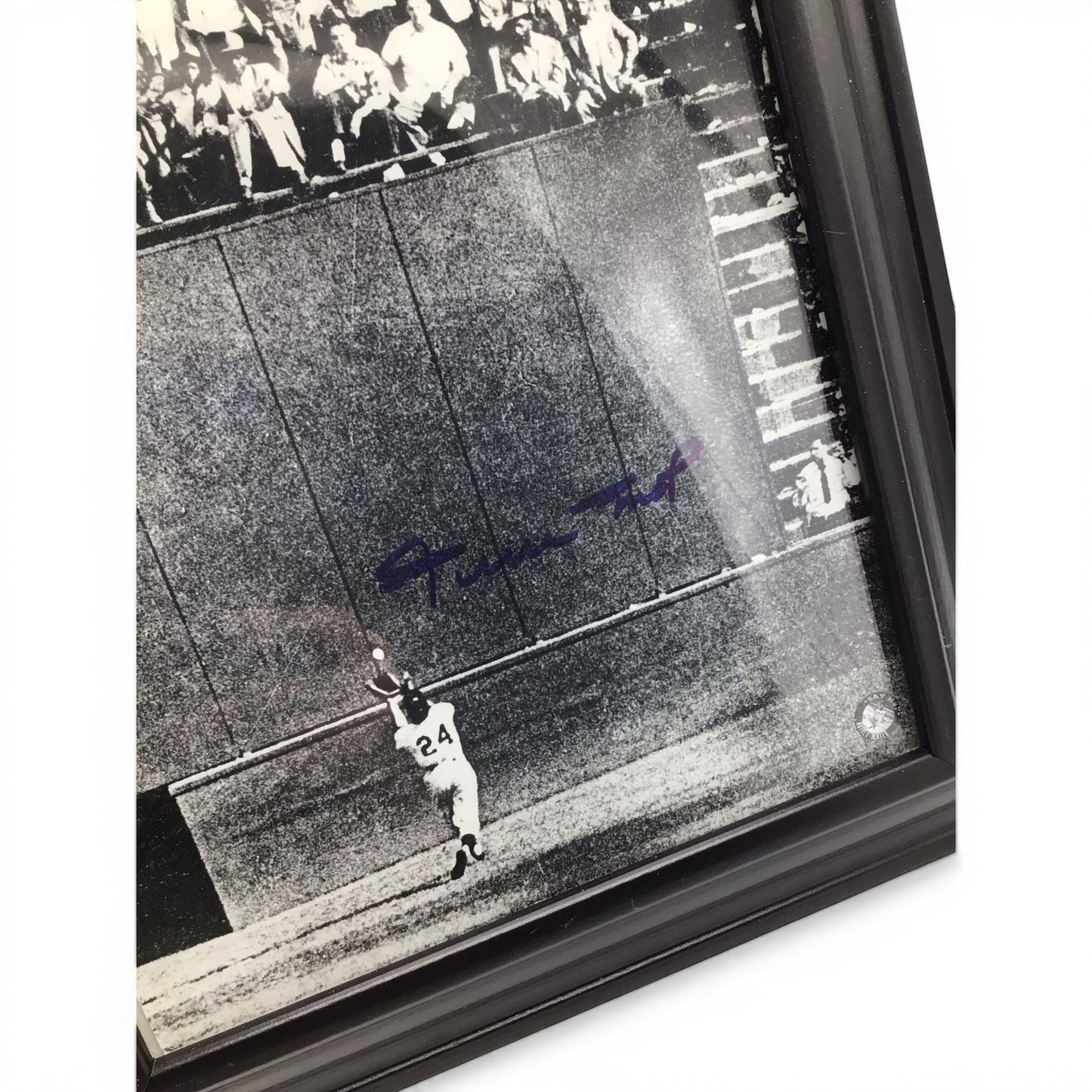 Framed Willie Mays Signed Photo