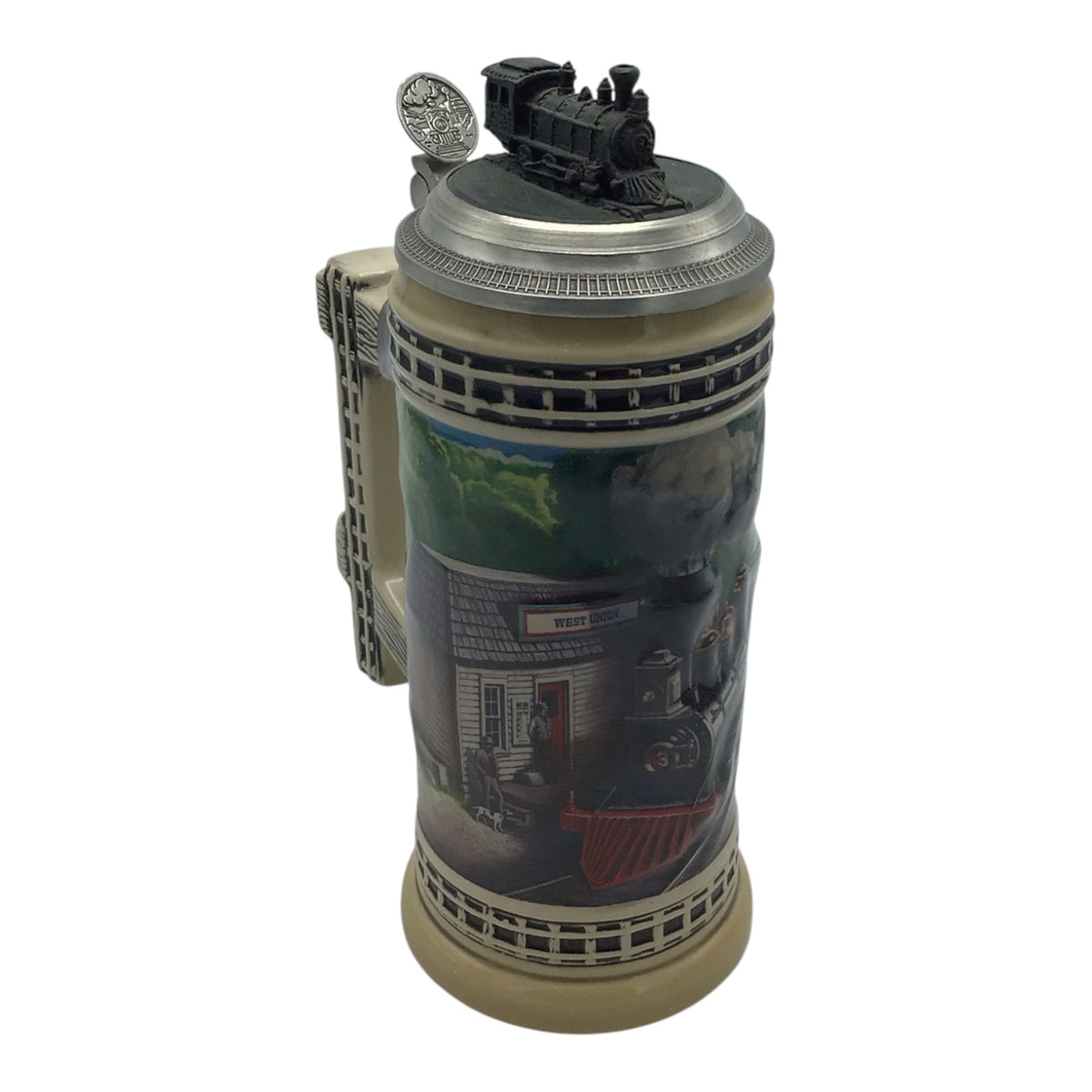 Anheuser-Busch Early Transportation Series Train Stein