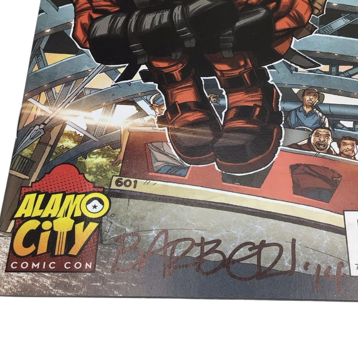 Hawkeye vs. Deadpool #0 Alamo City Comic Con Variant - Signed by Carlo Barberi