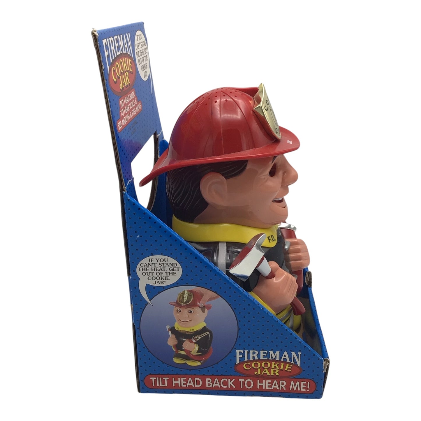 Talking Fireman Cookie Jar - Fun-Damental Too LTD 2002