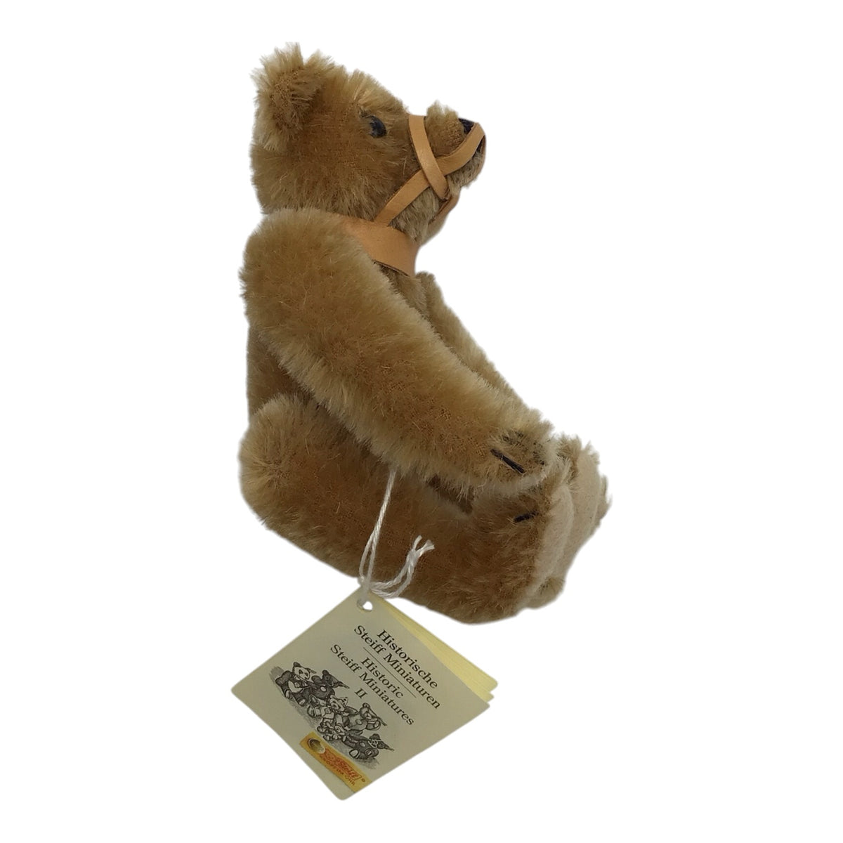 German Steiff Miniature Historic Brown Muzzle Bear 029196 Mohair Toy