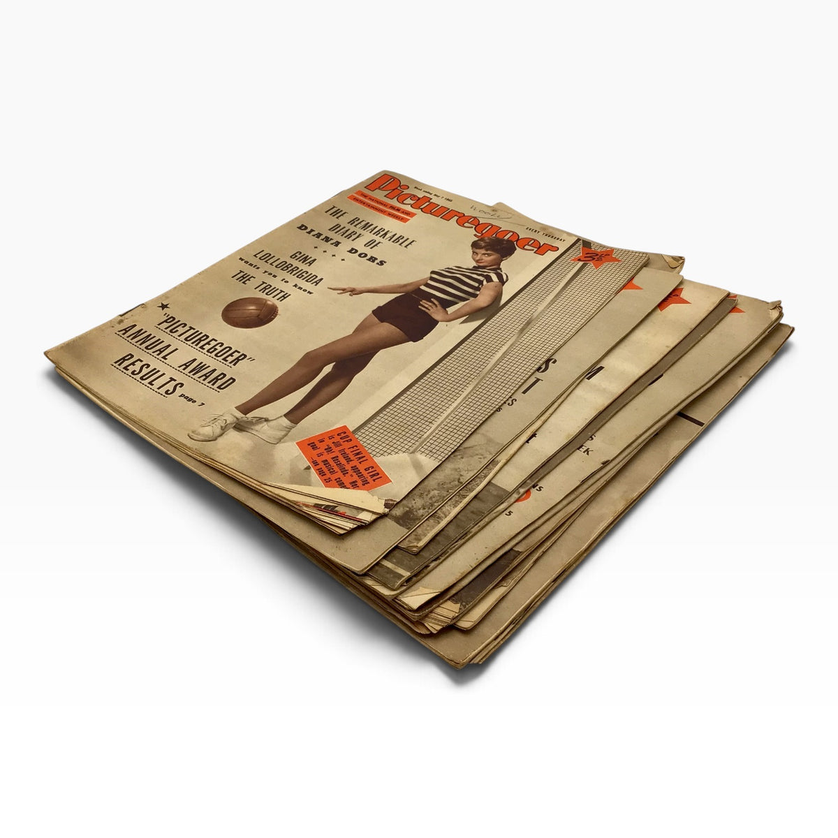 Vintage 1955 Picturegoer Film and Entertainment British Film Magazine Set - 14 Issues