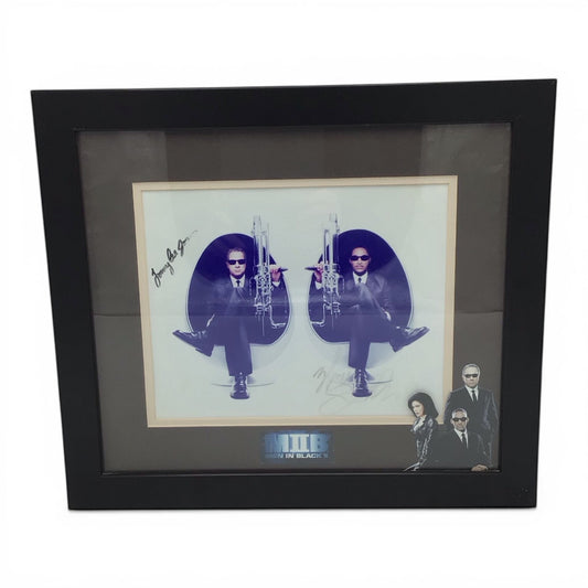 Framed Men in Black II Photo Signed by Will Smith & Tommy Lee Jones