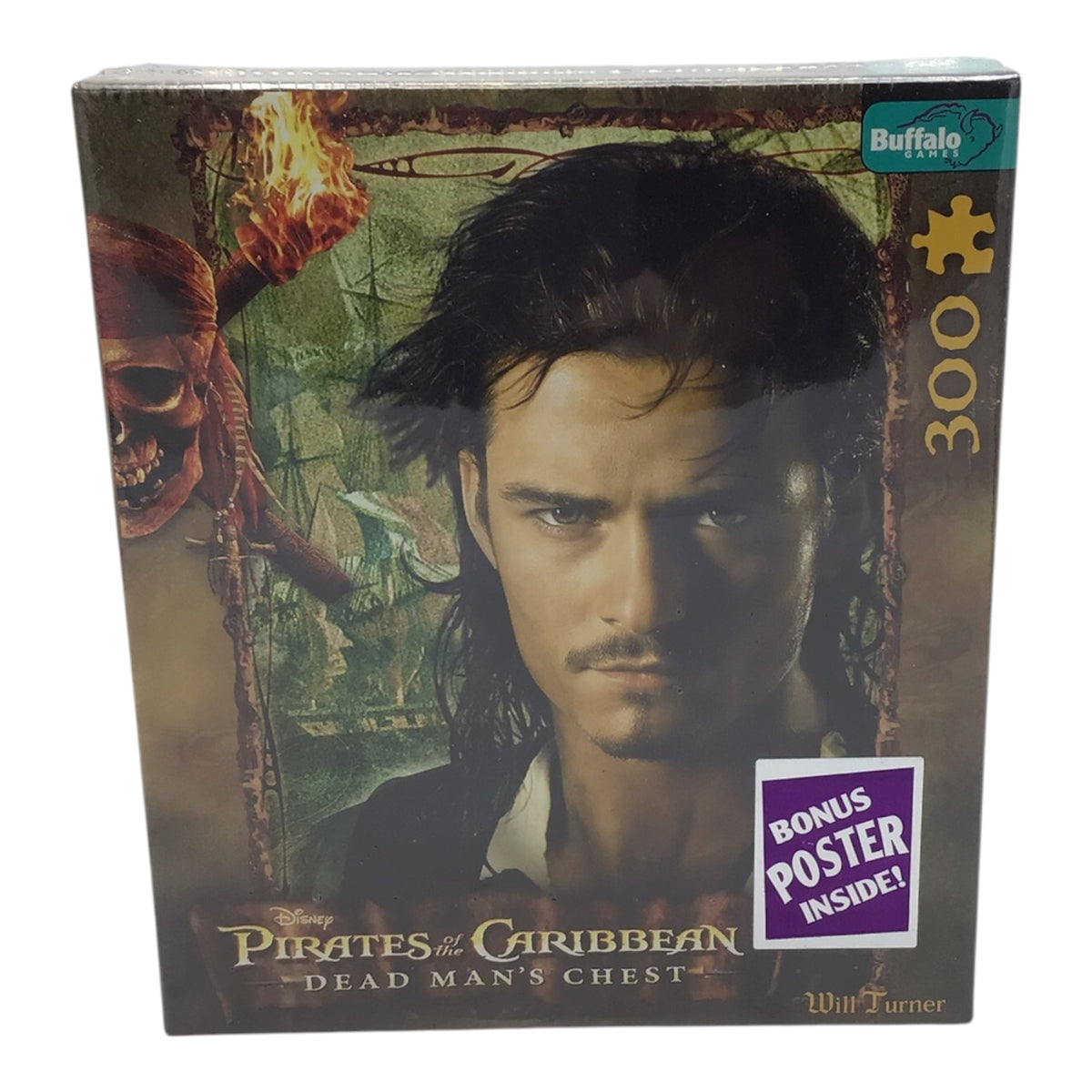 Pirates of the Caribbean Dead Man's Chest Will Turner 300pc Puzzle - New in Box
