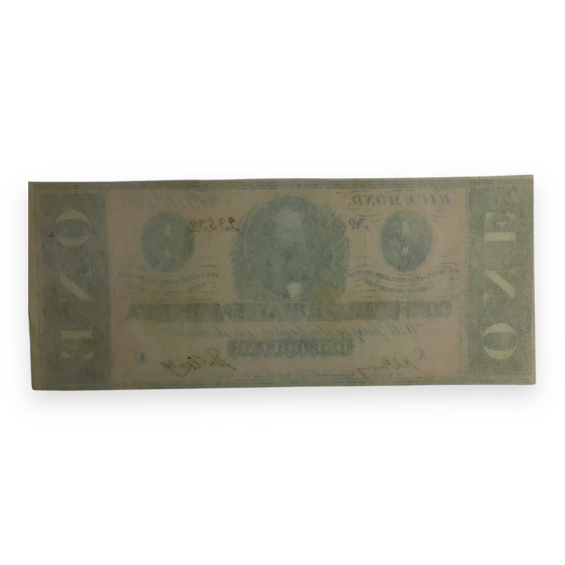 $1 Confederate Note T-71 (1864) – Almost Uncirculated, Pristine Condition