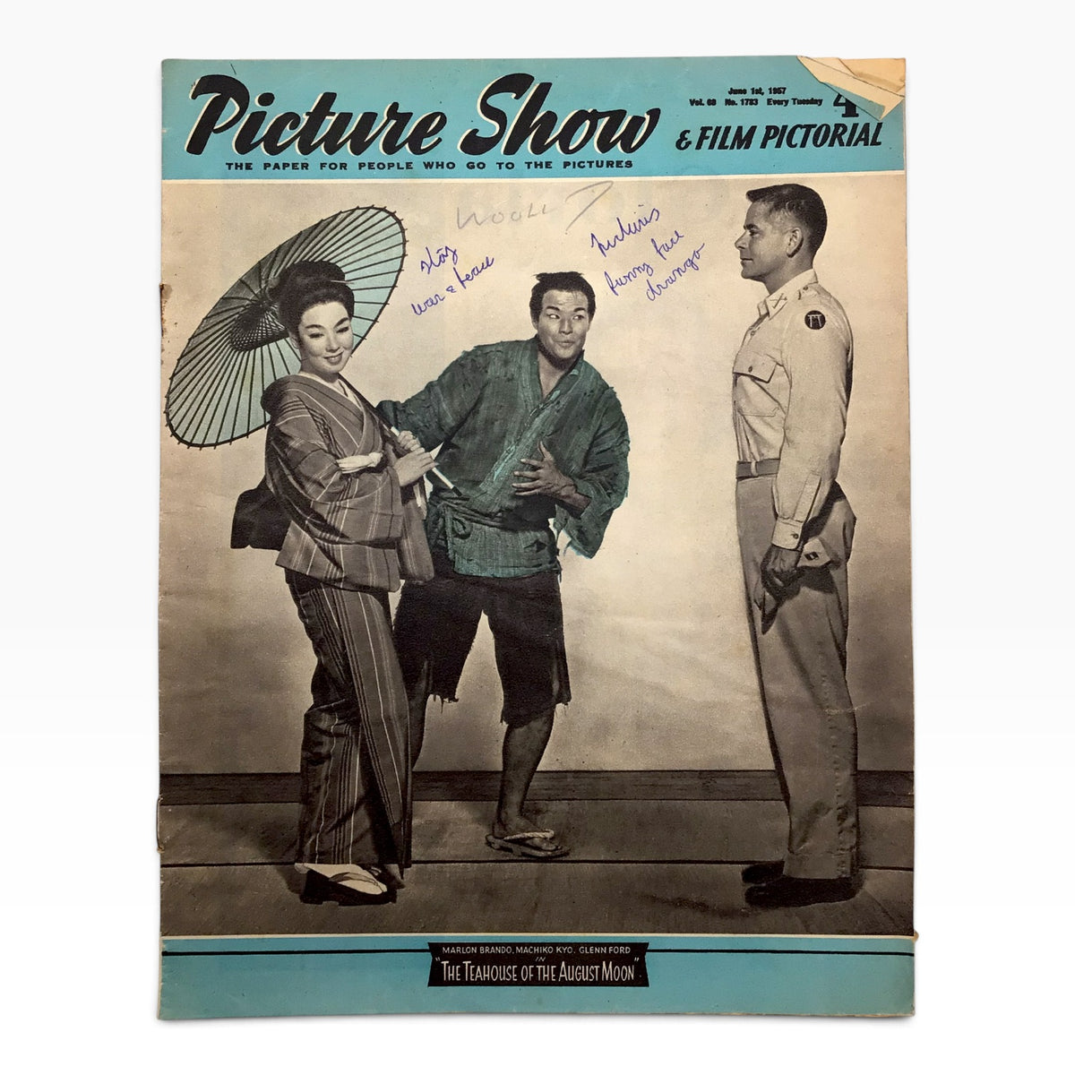 Vintage 1957 Picture Show & Film Pictorial British Film Magazine Set - 31 Issues