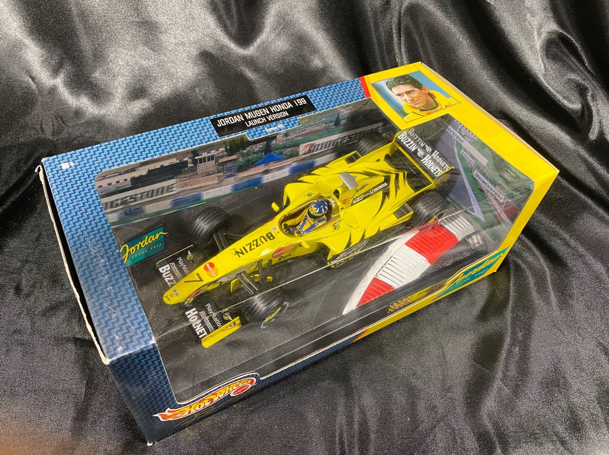 1/18 Hot Wheels Racing Damon Hill Jordan 199 Grand Prix 1999 Mattel New