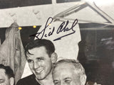 #12 Sid Abel and Harry Watson Autographed 14x17" Photo COA