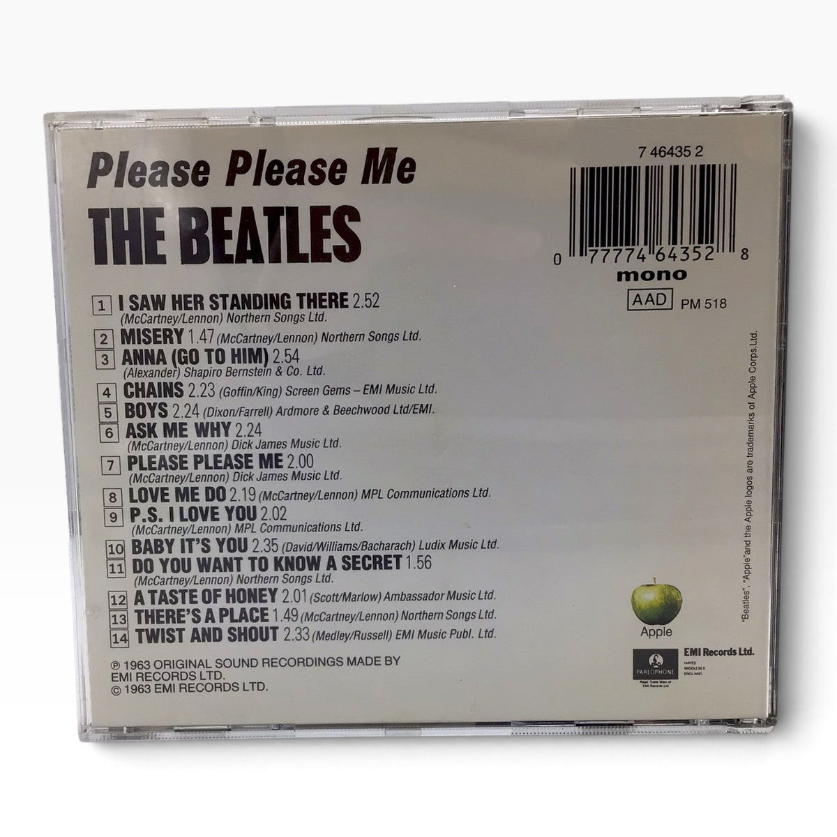 The Beatles 1988 Collection 15-CD Albums Roll Top Black Box Set "Breadbin" - EMI