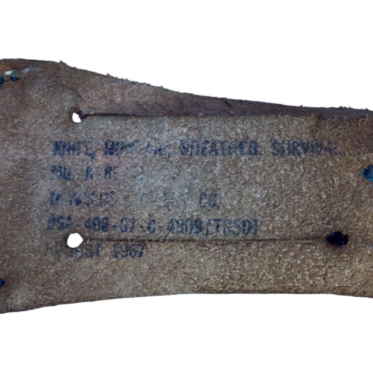 U.S. Vietnam War 1967 Camilus Pilot Survival Knife w/ Sheath & Sharping Stone