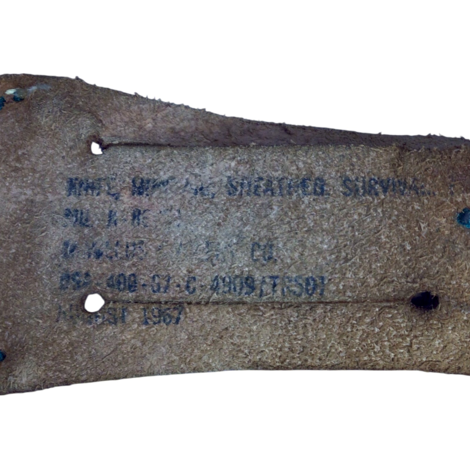 U.S. Vietnam War 1967 Camilus Pilot Survival Knife w/ Sheath & Sharping Stone