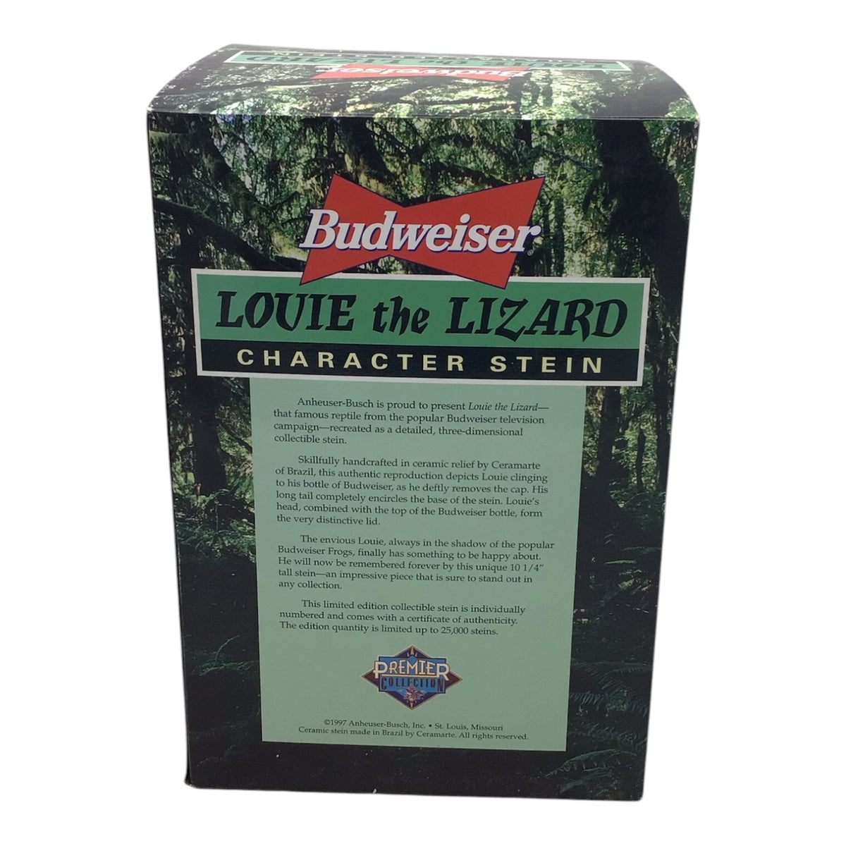 Budweiser Louie the Lizard Character Stein