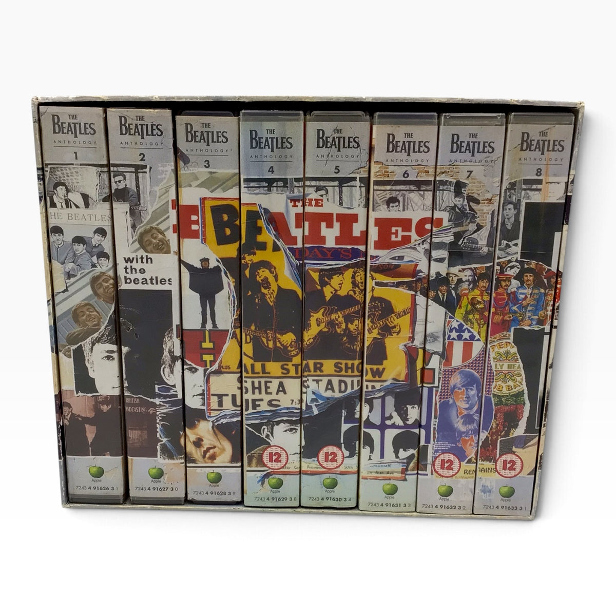 The Beatles Anthology 8-Volume VHS Box Set – 1996 Apple Corps & Capitol Records